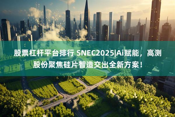 股票杠杆平台排行 SNEC2025|Ai赋能，高测股份聚焦硅片智造交出全新方案！
