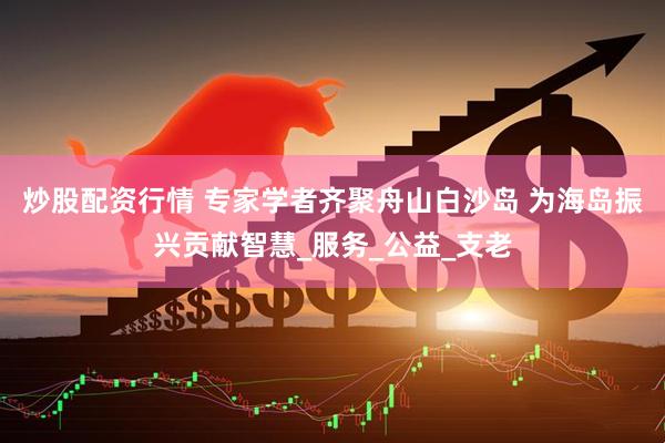 炒股配资行情 专家学者齐聚舟山白沙岛 为海岛振兴贡献智慧_服务_公益_支老